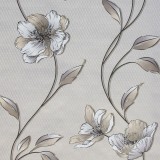 Tapet floral gri,auriu, dormitor, elegant, simplex, Kontinent 1301