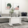 Masuta cafea Gossi alba 103.5x60x40cm lemn prelucrat dreptunghiulara
