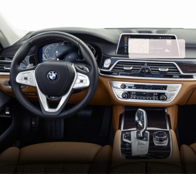 Folie Protectie Navigatie BMW Seria 7 2019-2022, Duragon, protectie Display Navigatie, silicon Mat, Anti-zgarieturi, Anti-amprenta, kit instalare foto