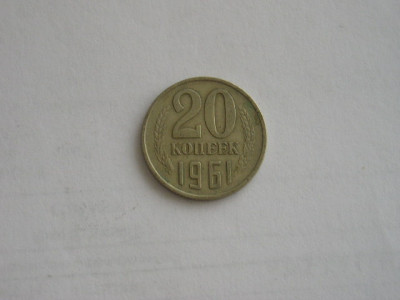 M3 C50 - Moneda foarte veche - 20 copeici - fosta URSS - 1961 foto