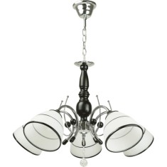 Lustra Dorya Alb+Negru 5XE27 60W