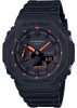 Ceas Barbatesc Casio G-Shock GA-2100-1A4ER, Classic, Hibrid, Rezistent Apa 20ATM, Negru/Rosu