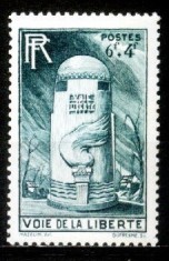 C4585 - Franta 1947 - Turistice neuzat,perfecta stare foto