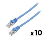 Patch cord F/UTP 6 litat CCA PVC albastru 3m 26AWG Fire: 8