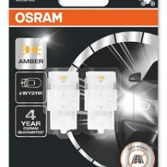 Set 2 Buc Led Osram WY21W 12V 1,3W WX3X16D 6000K Amber LEDriving SL 7504DYP-02B