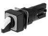 Comutator Rotativ 16mm 2 Pozitii Albă