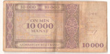 SV * Ajerbaijan 10000 MANAT 1994 * Valoare mare, mai Rara (!) * -F