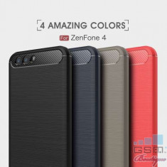 Husa Asus ZenFone 4 ZE554KL Carbon Series Neagra foto