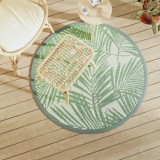 vidaXL Covor de exterior, ARAKIL verde, &Oslash;120 cm, PP