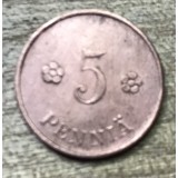 MNDSTR053 Finlanda (curatata) 5 Pennia 1921