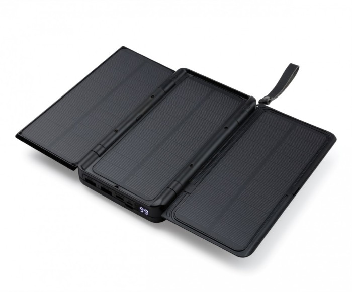 Baterie solara externa-Acumulator extern solar 20000 mAh