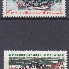 DB1 Olimpiada Tokyo 1964 Mauritania Supratipar 1962 2 v. MNH
