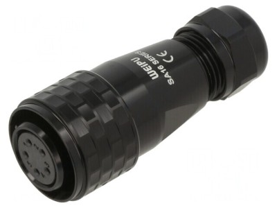 Mufă SA16 Mamă 5 PIN IP67 5-8mm 5A 500V foto