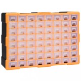 vidaXL Organizator cu 64 de sertare, 52 x 16 x 37,5 cm