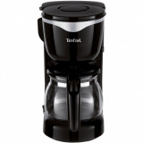 Cafetiera Tefal Perfectta CM340811, 600W, 0.6 L, sistem antipicurare, oprire automata, 6 cesti, negru