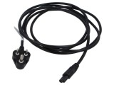 Cablu 2x0,75mm&sup2; IEC C7 3m negru LIAN DUNG LT-435X H05VV-F PVC