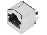 Soclu RJ50 10p10c Ecranat pentru PCB THT