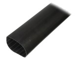 Manșon termocontractabil cu adeziv 3,5:1 75mm negru 1m