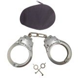 Catuse Otel Inoxidabil Ideallstore 27cm cu Lant si Husa Argintiu Autoaparare