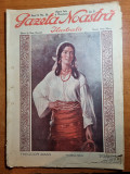 Gazeta noastra 1929-regina maria,statuie regina elisabeta,concurs de fotografie