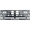 Set 2 bucati, suport numar inmatriculare Carbon, Toyota, Autohelix MSA