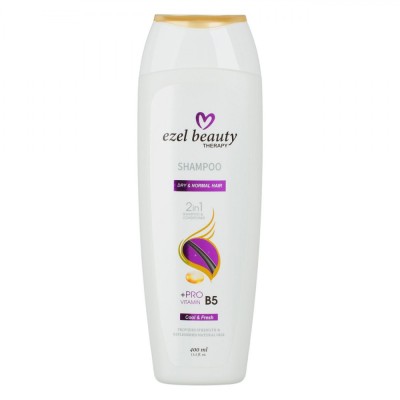 șampon Ezel Beauty, Terapie, Pentru Păr Uscat și Normal, Pro-Vitamina B5, Capacitate 400 ml foto