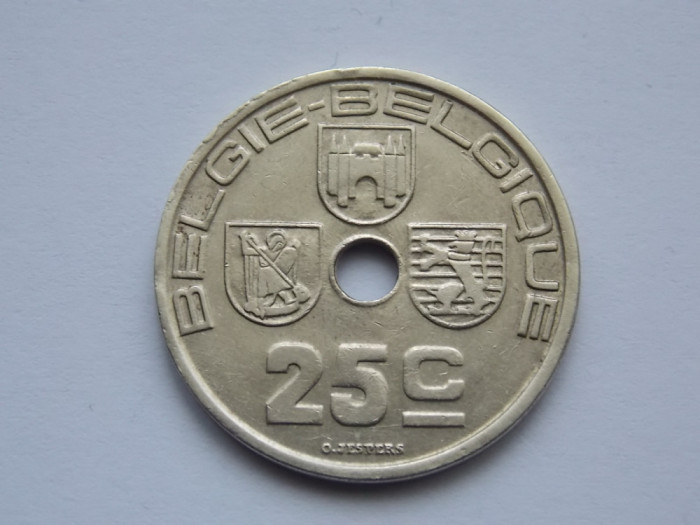 25 Centimes (Belgie - Belgique) 1938 BELGIA