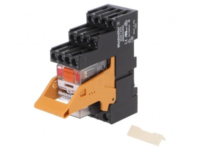 Releu Intermediar 4PDT 230VAC 6A foto
