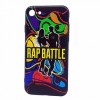 Husa apple iphone x multicolor mesaj battle, Flippy