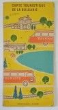CARTE TOURISTIQUE DE LA BULGARIE , ECHELLE 1 : 750 , 000 , 1959