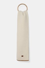 UGG fular femei, culoarea bej, uni, 101021