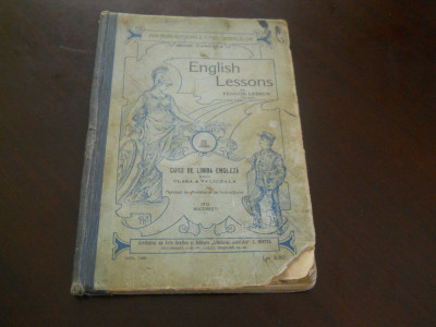 English Lessons- Francis Lebrun, 1913 metoda Candrea foto