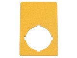 Tăbliţă descriptivă galbenă 22mm RMQ-Titan