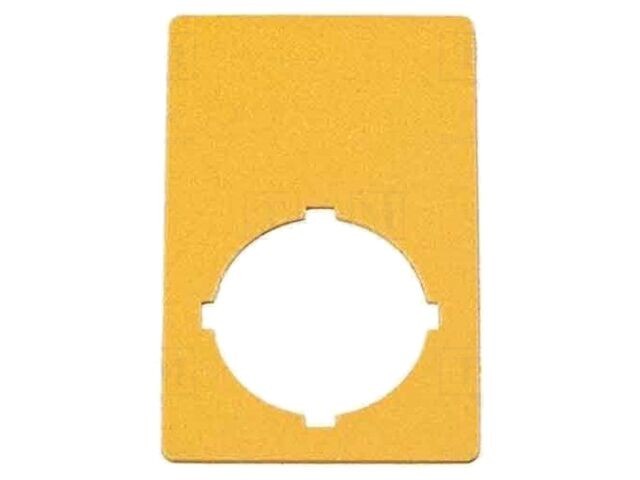 Tăbliță descriptivă galbenă 22mm