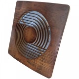 Ventilator axial de perete, Helix 200-Walnut, debit 200 m3/h, diametru 200 mm, 40W