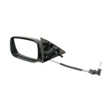 Oglinda exterioara Vw Passat, Sedan+Combi (B3 / B4), 03.1988-10.1996, Stanga, Crom, electrica, Cu incalzire, carcasa neagra, Plana, BestAutoVest 3578