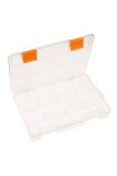 Cumpara ieftin Cutie depozitare si organizare, cu capac, cu 10 compartimente, transparent