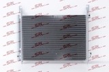 Condensator climatizare AC Renault Koleos, motor: 2.0, 2.0 dci, 2.5, Condensator cu uscator integrat, 670x450x16, SRLine, miez si rezervor din