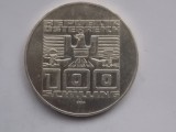 100 SCHILLING 1978 AUSTRIA-COMEMORATIVA-argint