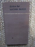 Dumitru Micu - Lirica lui Lucian Blaga