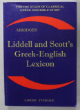 ABRIDGED LIDDELL AND SCOTT &#039;S GREEK - ENGLISH LEXICON , 2007