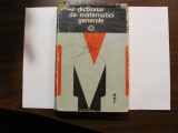 CY - Vasile BOBANCU &quot;Dictionar de Matematici Generale&quot;, 1974