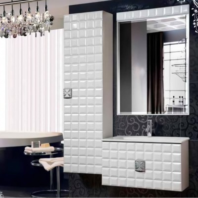 Set mobilier baie Adele, Alb foto