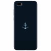 Husa silicon pentru Huawei Y5 Prime 2018, Blue Navy Anchor Illustration Flat