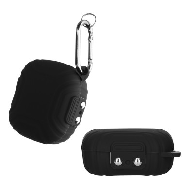 Husa Casti Kwmobile pentru Shokz OpenFit T910, Negru, Silicon, KWM000024TP001C foto