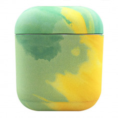 Watercolor AirPods Case colorful hard case for AirPods 2 AirPods 1 yellow foto