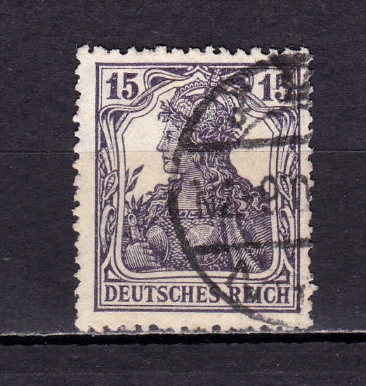 ✅ (S42) Germania Reich 1917 &quot;Uzuale - Germania ( VI ) &quot; &quot; serie completa Michel 101 , stampilate