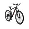 Bicicleta MTB Umit Solaris, 21 viteze, culoare negru/rosu, roata 27.5&quot;, cadru di... Cod:52751180001