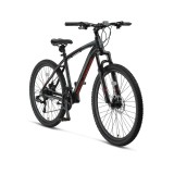 Bicicleta MTB Umit Solaris, 21 viteze, culoare negru/rosu, roata 29&quot;, cadru din... Cod:52951200002