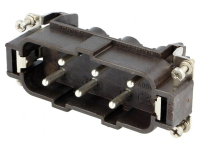 Conector HDC tată 6 pini 35A 1,5-6mm&amp;sup2; foto